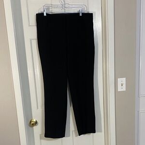 Talbots Hampshire Pants -2 Pairs Black Pair and Navy Pair 16W